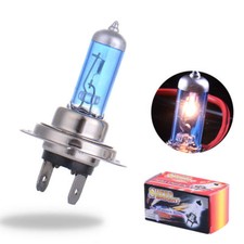 ☆ LOT 2 AMPOULES H7 55W HALOGENE XENON GAZ WHITE 6000K 12V PHARES VOITURE  ☆