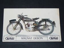 CHROME 1950-1959 CHOCOLATE CEMOI DECOUPAGE MOTORCYCLE MAGNAT DEBON 125
