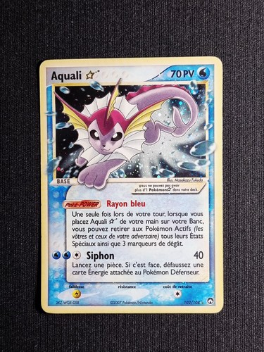 Carte pokemon aquali star - ●,