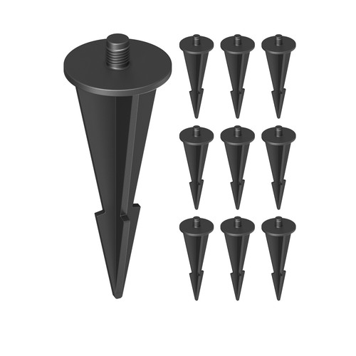 10x piquets jardin pour - piquets,