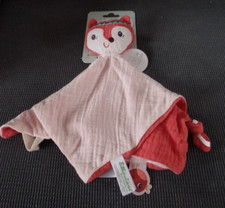 S3N / doudou plat renard rose