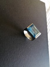 Chevalière ancienne art déco