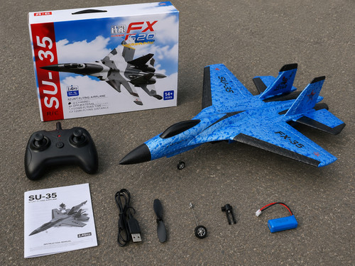 Avion fx620 bleu - rc,