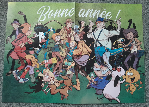 Poster bonne année les - bonne,