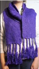 écharpe couleur violet 