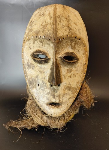 Masque lega art africain - art,