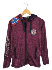 NEBULUS Veste polaire Dames Veste T EU 36 rouge style décontracté