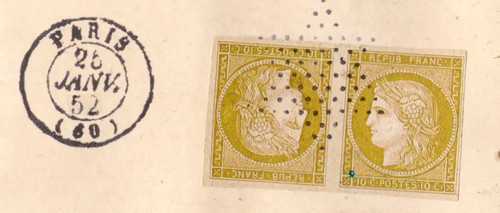 Timbre france 10 cts - timbre, de