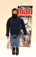40th Action Man 2nd issue Adventurer with box & paperwork