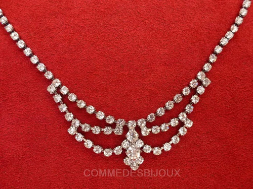 Collier vintage masque loup - vintage,