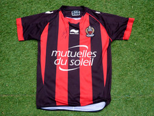 Maillot OGCN ogc NICE signed DANTE ultras foot issa nissa .