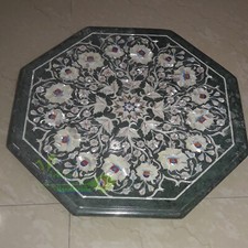 Table basse 12" en marbre vert