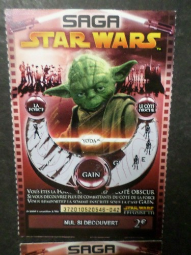 Ticket grattage saga - ticket,
