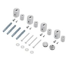 Fixation pour radiateurs design de salle de bain support mural en métal chrome