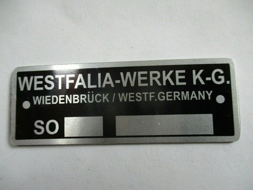 Plaque identification - plaque, d'identification