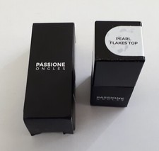 PASSIONE ONGLES Couleur PEARL FLAKES TOP  top coat gel uv 10 ml /EBNP