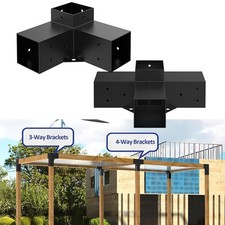 Kit de supports pergola robustes pour diverses structures extérieures pour jard