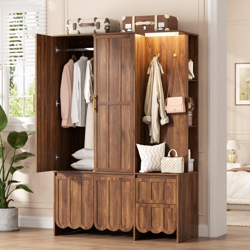 Tall armoire wardrobe - 71”,