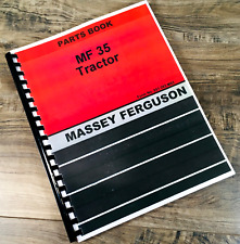 Massey Ferguson MF 35 Tractor Parts Catalog Manual Book Exploded View Assembly