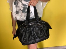 joli grand sac à main en cuir