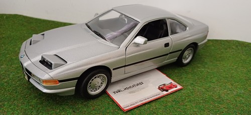 Bmw 850i coupé gris argent - coupé,
