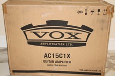 NEW VOX Custom AC15C1X 15W 1x12 Tube Guitar Combo Amp Black Guitar Amplifier