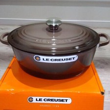 Le Creuset Oval Casserole Cocotte 27cm 4.2L 4-1/4qt Terre Naturelle Cast Iron