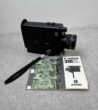 Canon 310XL Super 8 Movie Film Camera Zoom 8.5-25.5mm F/1 Manual Tested WORKS