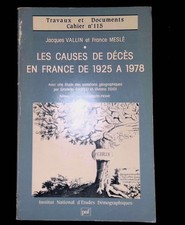 Vallin, Les causes de décès