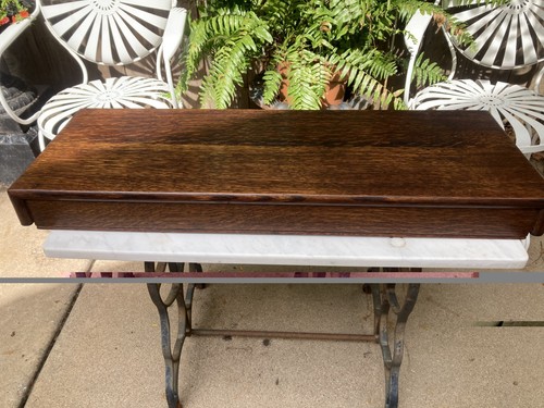 Antique oak mission - mission, barrister
