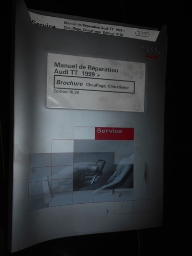 Audi depuis 1999 manuel - tt,