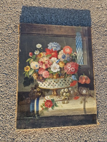 Huile sur toile ancienne