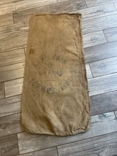 Ancien sac en toile de jute E