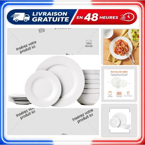 Service table porcelaine - de,