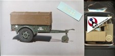 Ben-Hur remorque bâchée GMC , Chevy,  Dodge, USA + OTAN, kit résine1:72 ALBY