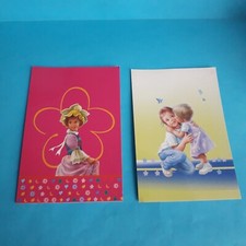 2 cartes postales MARTINE 2004
