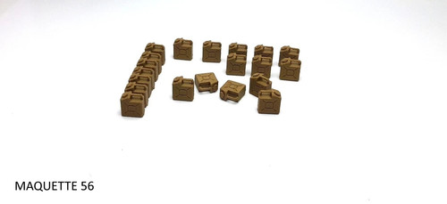 Lot jerricans kaki - 20,