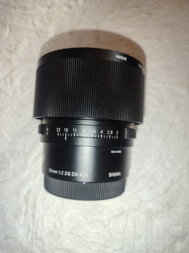 Objectif sigma 50mm - sigma, f/2