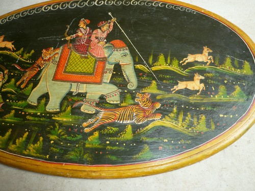 Ancien plateau table basse - de,