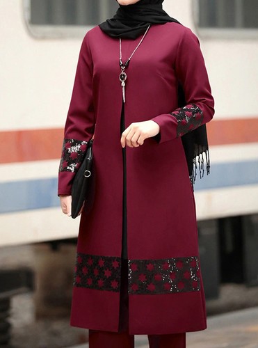 Abaya femme caramel - caramel, color