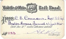 1882 Mobile & Ohio Rail Roads