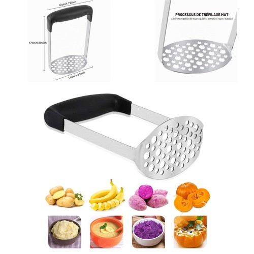 Presse purée acier inoxydable - presse-purée,