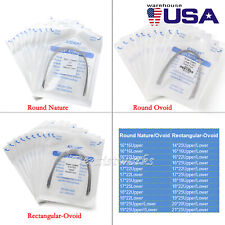 AZDENT Dental Ortho Niti Super Elastic Arch Wires Round/Rectangular Ovoid/Nature