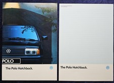 VW Polo 86C 3F, Polo hatchback brochure 8.1991, English, plus the supplement