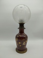 Lampe À Pétrole Faïence