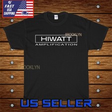 NEW SHIRT HIWATT AMPLIFIERS LOGO UNISEX T-SHIRT FUNNY AMERICAN SIZE S-5XL