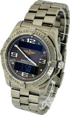 Breitling Aero Space Avantage E79362 Chronograph Mens Watch Excellent A4243