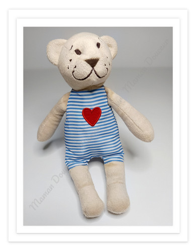 Peluche doudou ours - peluche/doudou, beige