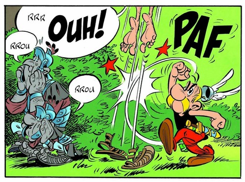 Plaque métal astérix - plaque, et