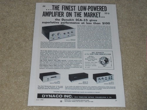 Dynaco tube 1965 - 1965,, fm-3